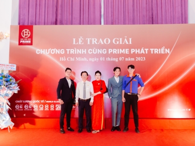 LỄ TRAO GIẢI CHƯƠNG TRÌNH "CÙNG PRIME PHÁT TRIỂN"