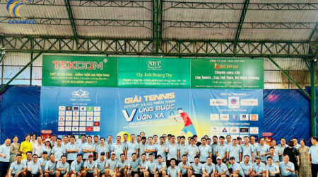 Ceramico tham gia giải đấu Tennis Group VLXD Miền Nam